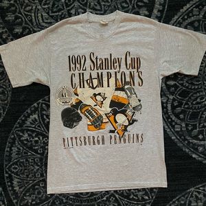 Vintage Pittsburgh Penguins Stanley Cup Champions